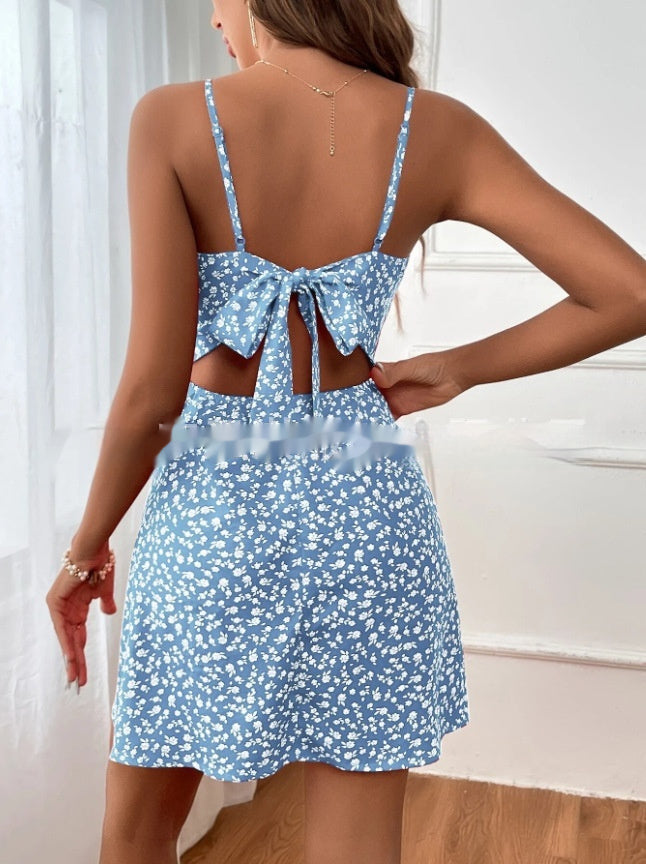 Sling Mini Dress Beach Vacation