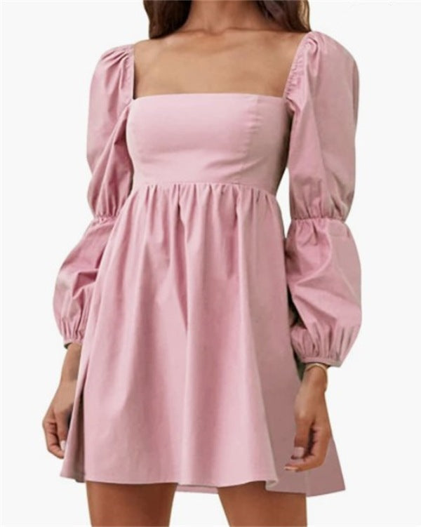 A- Line Casual Short Mini Dress