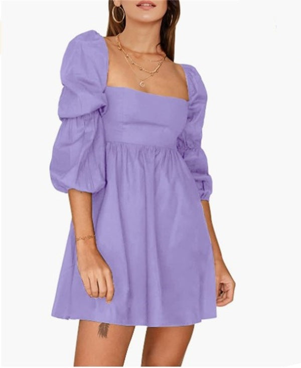 A- Line Casual Short Mini Dress